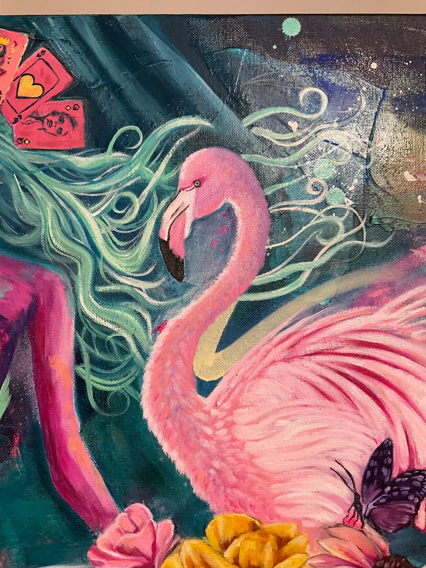 "Chaotic Calm" Original Mixed Media Painting