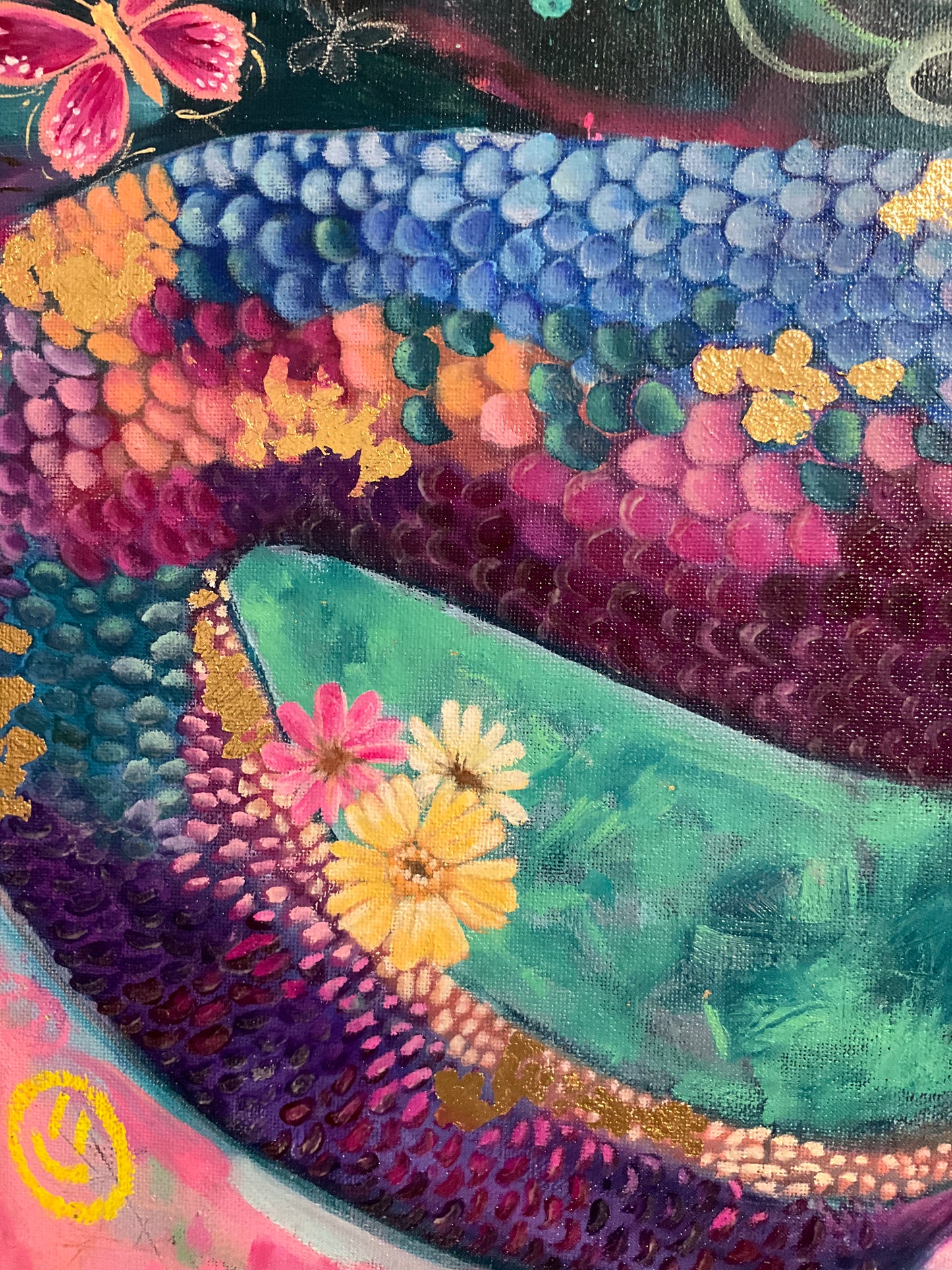 "Chaotic Calm" Original Mixed Media Painting