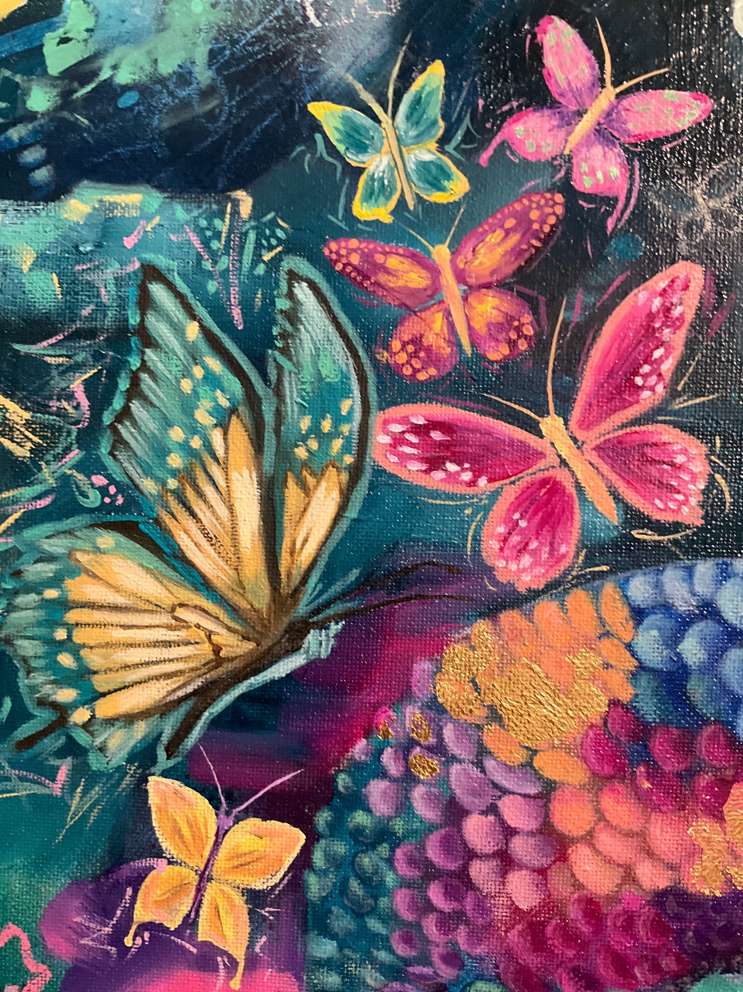 "Chaotic Calm" Original Mixed Media Painting